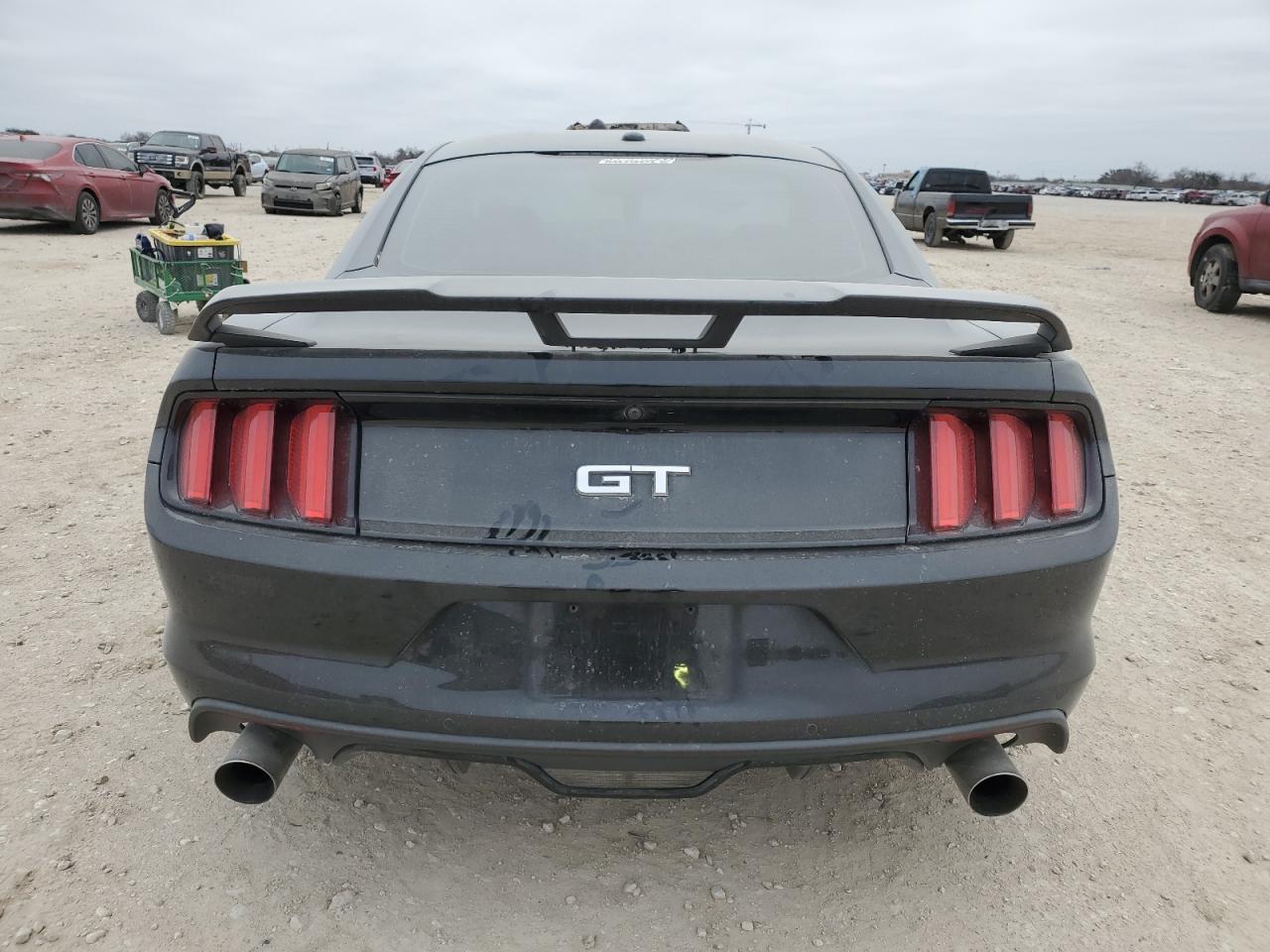 2017 Ford Mustang VIN 1FA6P8CF7H5240350 Copart auction photo, front end / side damage thumbnail 6