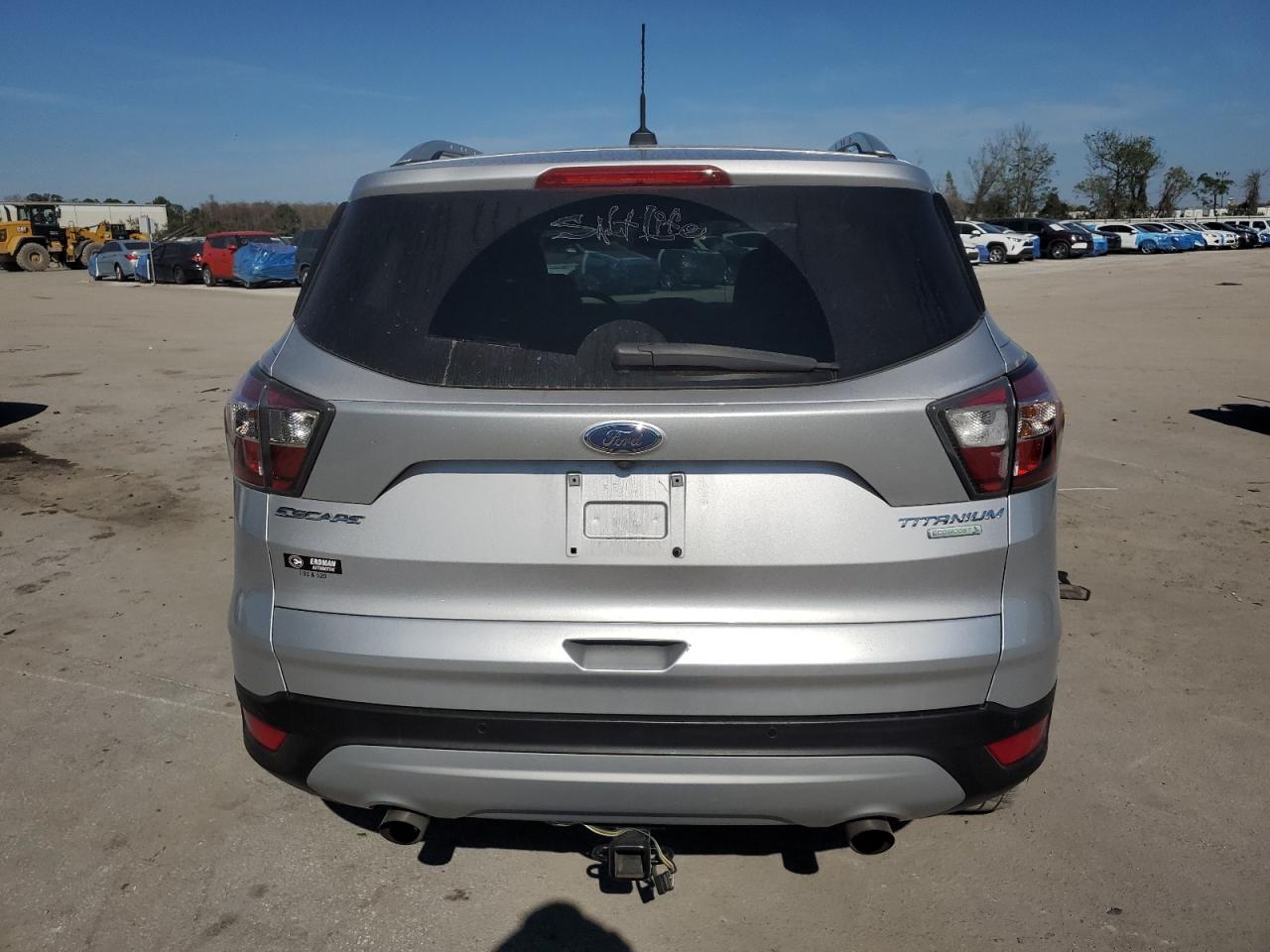 2017 Ford Escape VIN 1FMCU0J95HUA10067 Copart auction photo, side / front end damage thumbnail 6