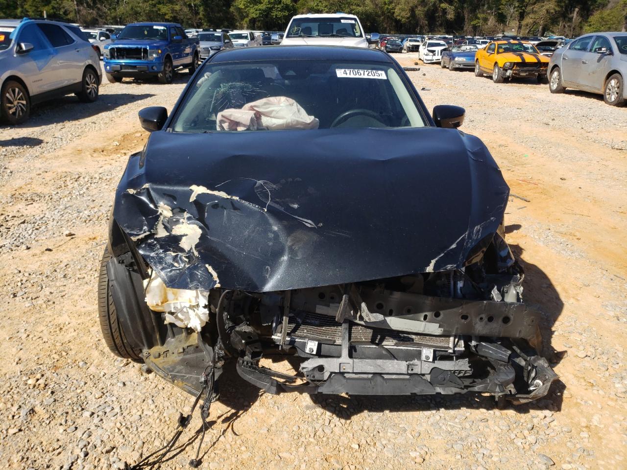 2017 Mazda 3 VIN JM1BN1V79H1127258 Copart auction photo, front end damage thumbnail 5