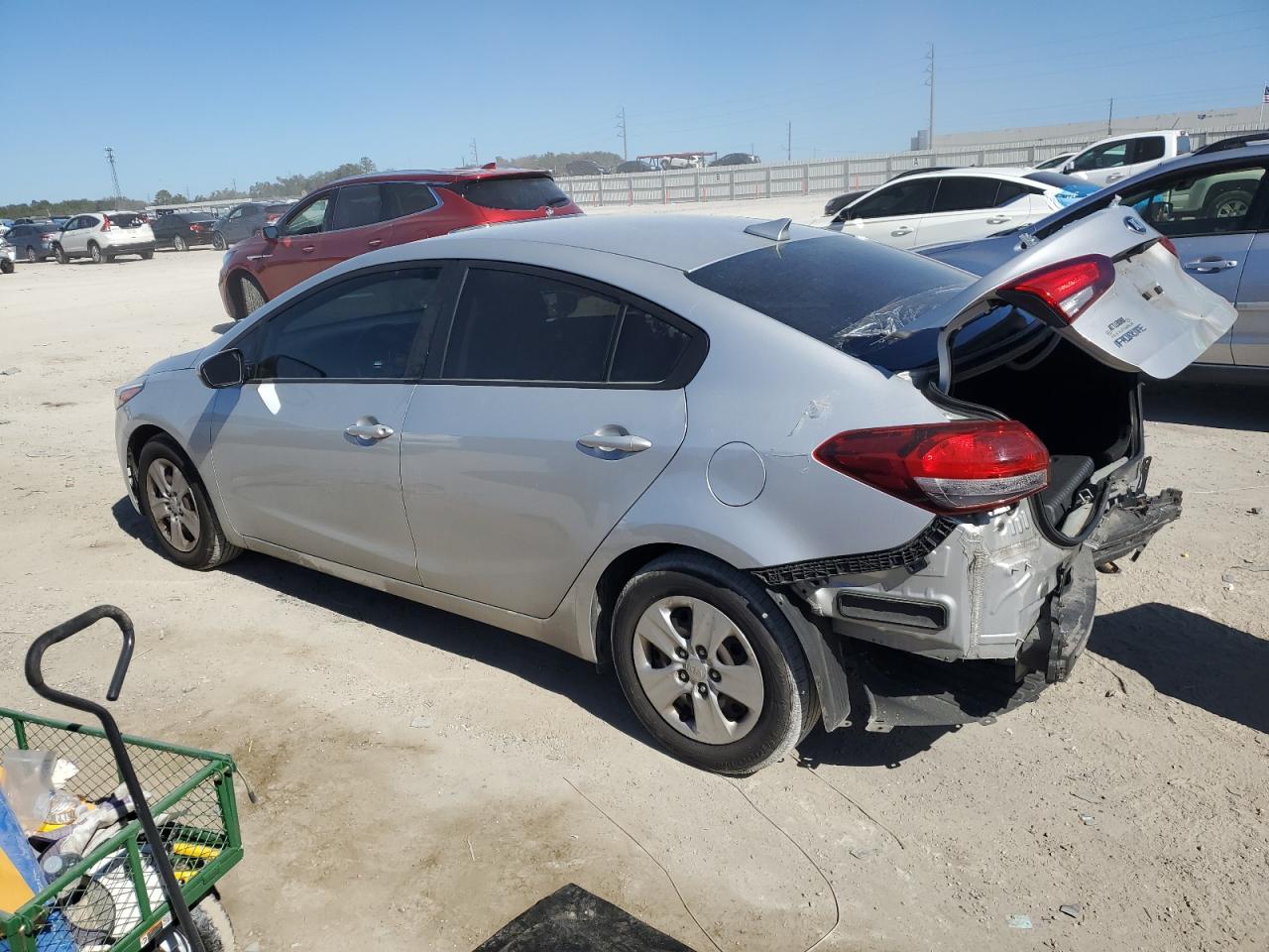 2018 KIA Forte VIN 3KPFL4A74JE279837 Copart auction photo, rear end damage thumbnail 2