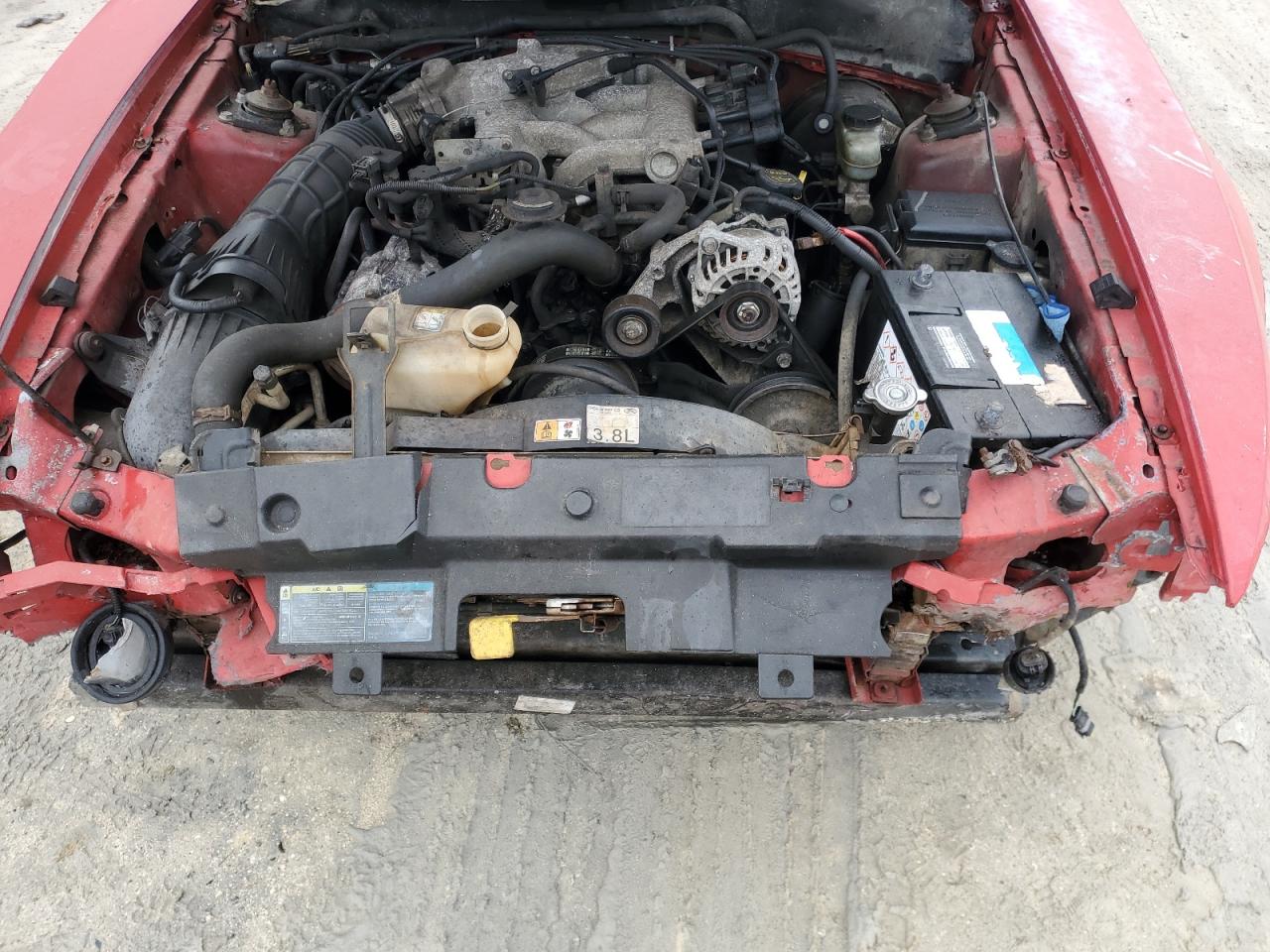 2002 Ford Mustang VIN 1FAFP40442F104853 Copart auction photo, front end / minor dent/scratches damage thumbnail 11