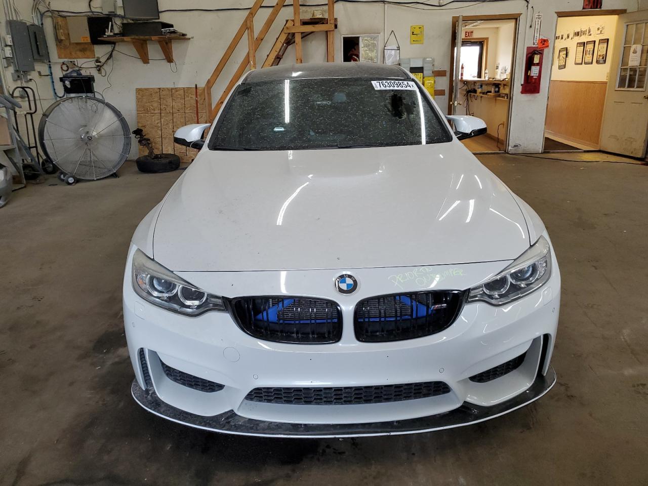 2015 BMW M3 VIN WBS3C9C54FP803368 Copart auction photo, rear end damage thumbnail 5