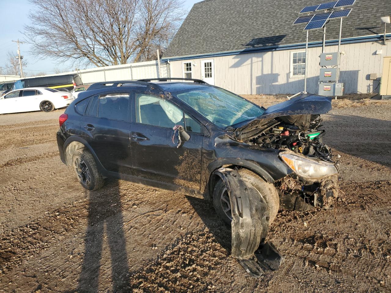 2017 Subaru XV VIN JF2GPAKC7H8227868 Copart auction photo, front end / rear end damage thumbnail 4