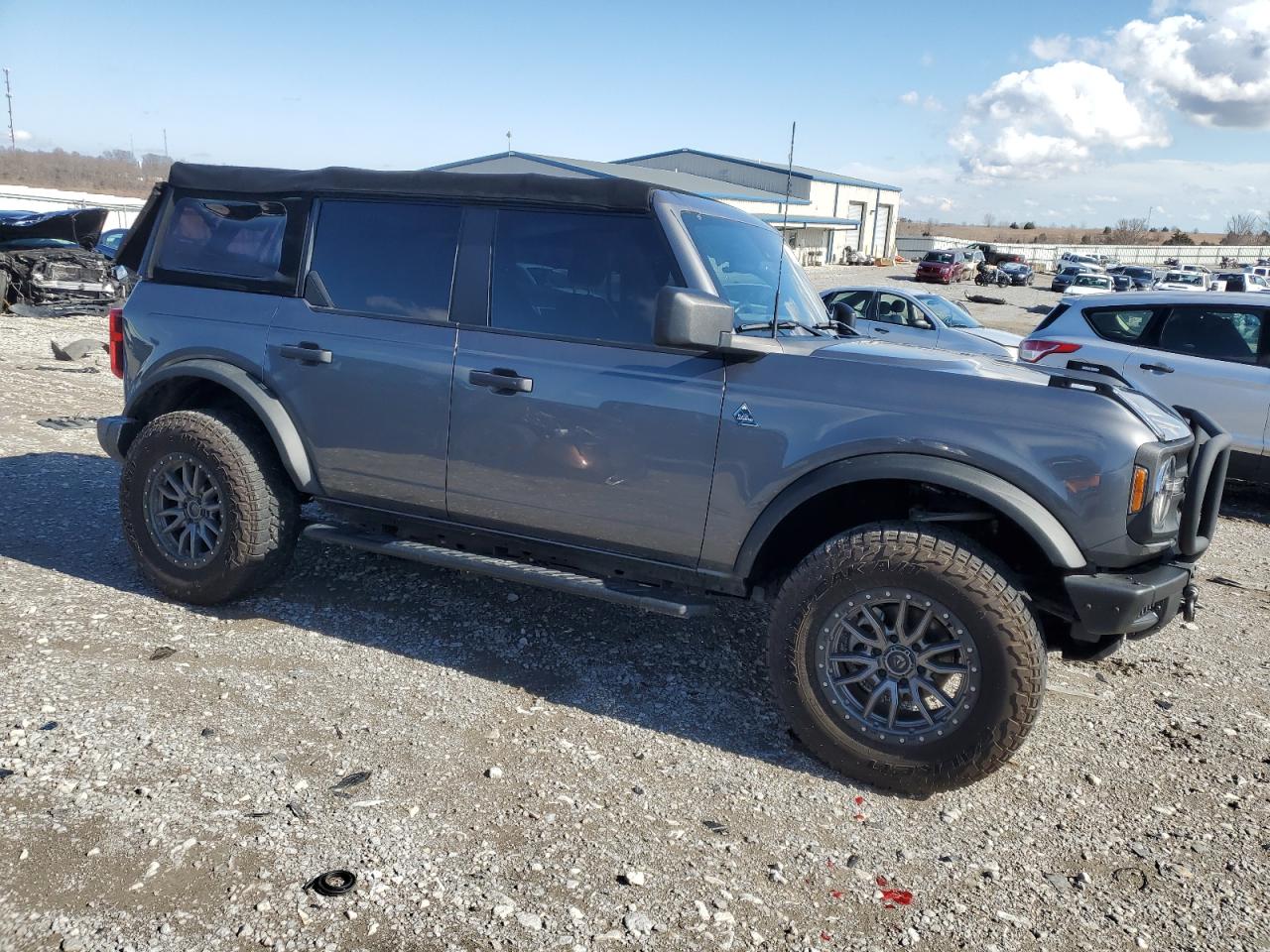 2021 Ford Bronco VIN 1FMEE5DHXMLA92853 Copart auction photo, rear end damage thumbnail 4