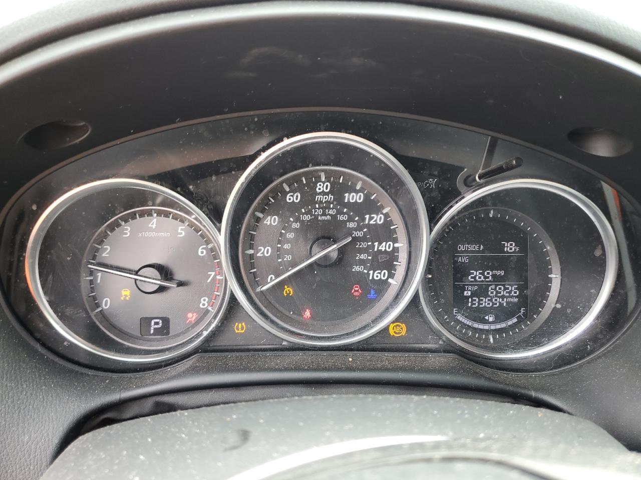 2014 Mazda CX-5 VIN JM3KE2BE8E0378452 Copart auction photo, front end / side damage thumbnail 9