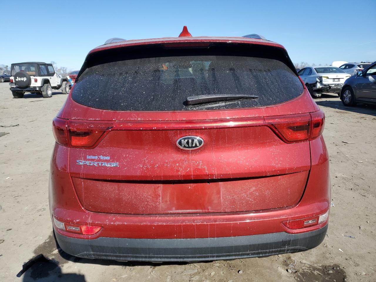 2017 KIA Sportage VIN KNDPMCAC8H7287166 Copart auction photo, front end / side damage thumbnail 6