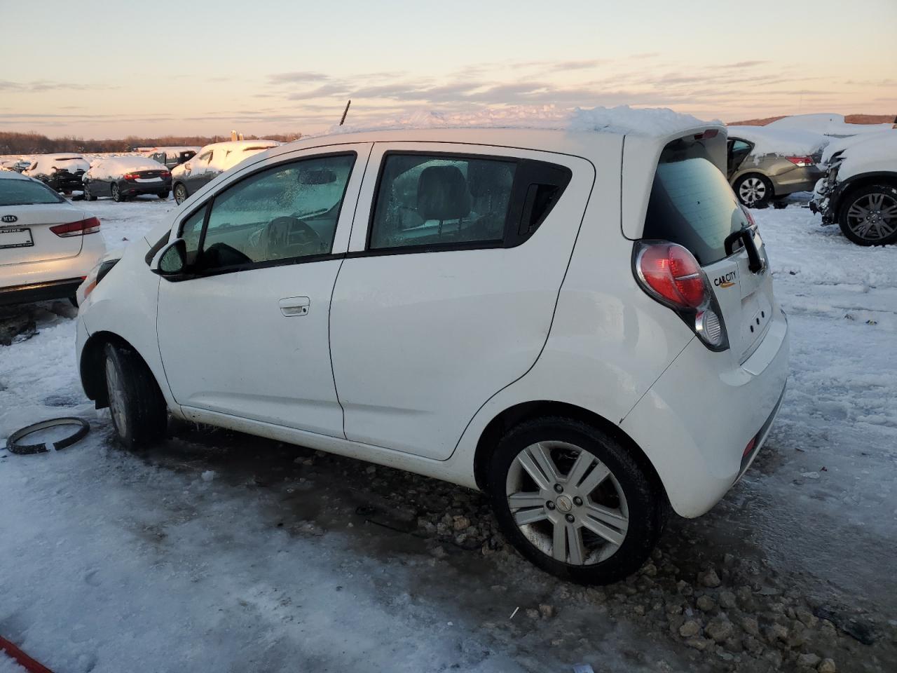 2014 Chevrolet Spark VIN KL8CD6S98EC538590 Copart auction photo, undercarriage damage thumbnail 2