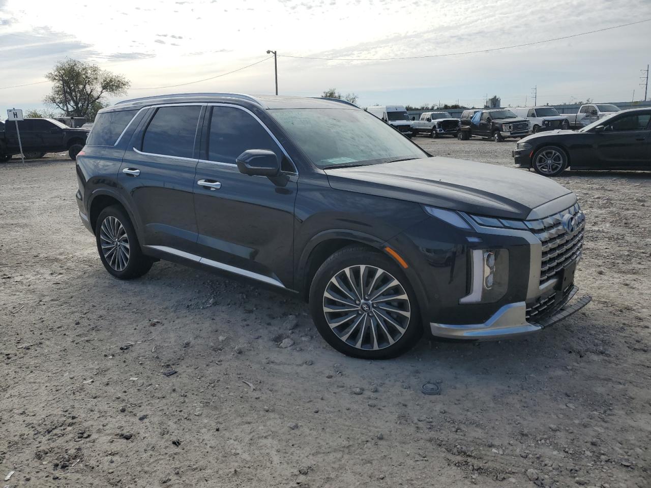 2024 Hyundai Palisade VIN KM8R7DGE5RU759708 Copart auction photo, undercarriage damage thumbnail 4