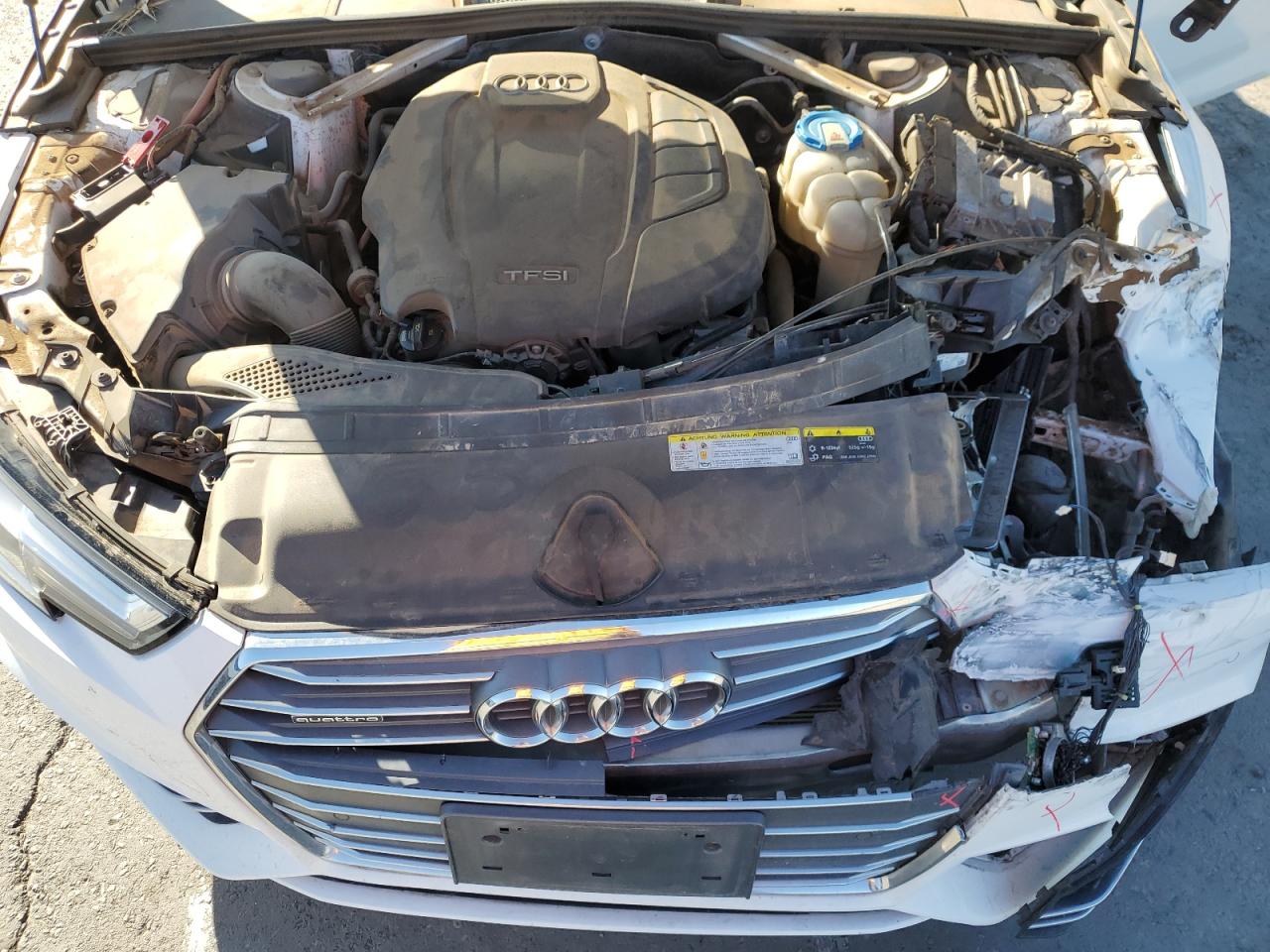 2018 Audi A4 VIN WAUENAF49JN000362 Copart auction photo, front end damage thumbnail 11