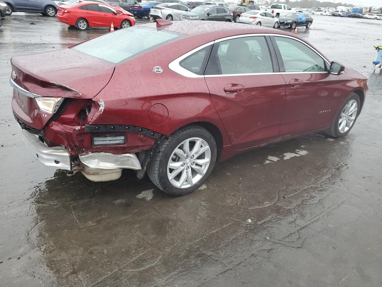 2017 Chevrolet Impala VIN 2G1105S32H9117887 Copart auction photo, rear end damage thumbnail 3