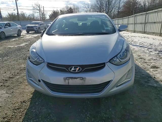 2013 Hyundai Elantra VIN KMHDH4AE7DU618194 Copart auction photo, side / front end damage thumbnail 11
