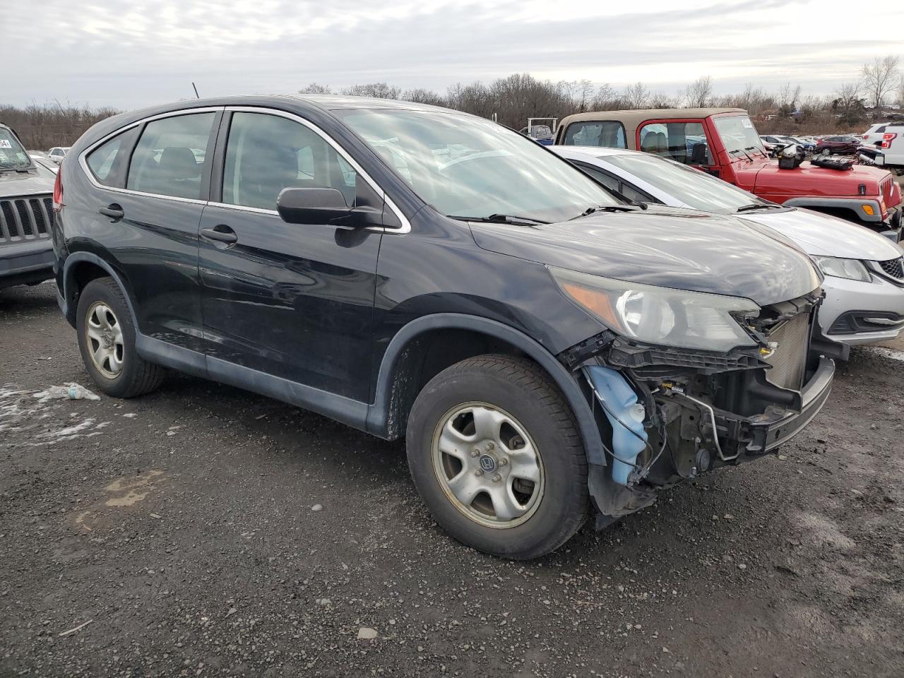 2014 Honda CR-V VIN 2HKRM4H37EH719693 Copart auction photo, front end damage thumbnail 4