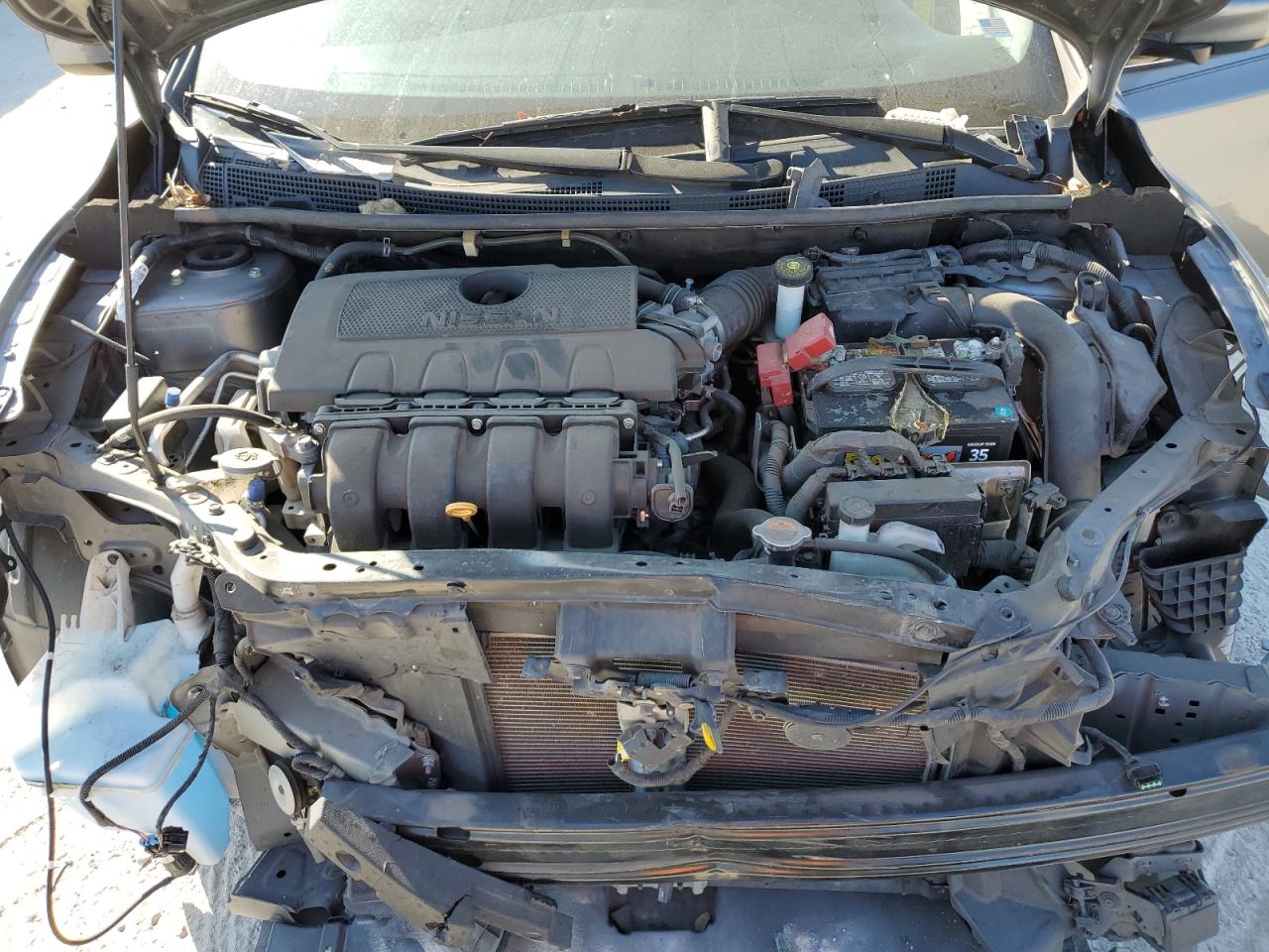 2019 Nissan Sentra VIN 3N1AB7AP8KY450316 Copart auction photo, front end damage thumbnail 11