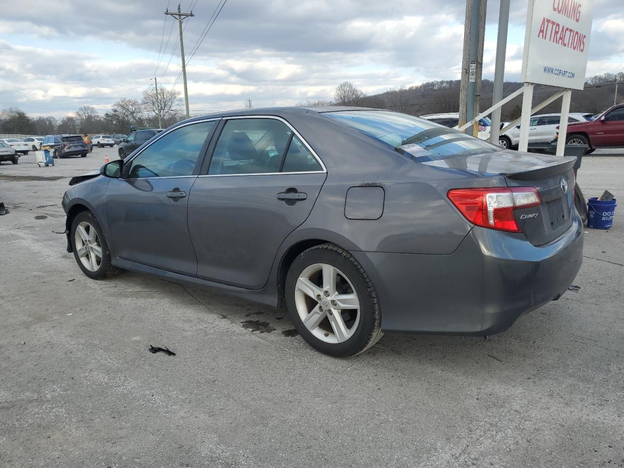 2014 Toyota Camry VIN 4T1BF1FK8EU375054 Copart auction photo, front end / rear end damage thumbnail 2