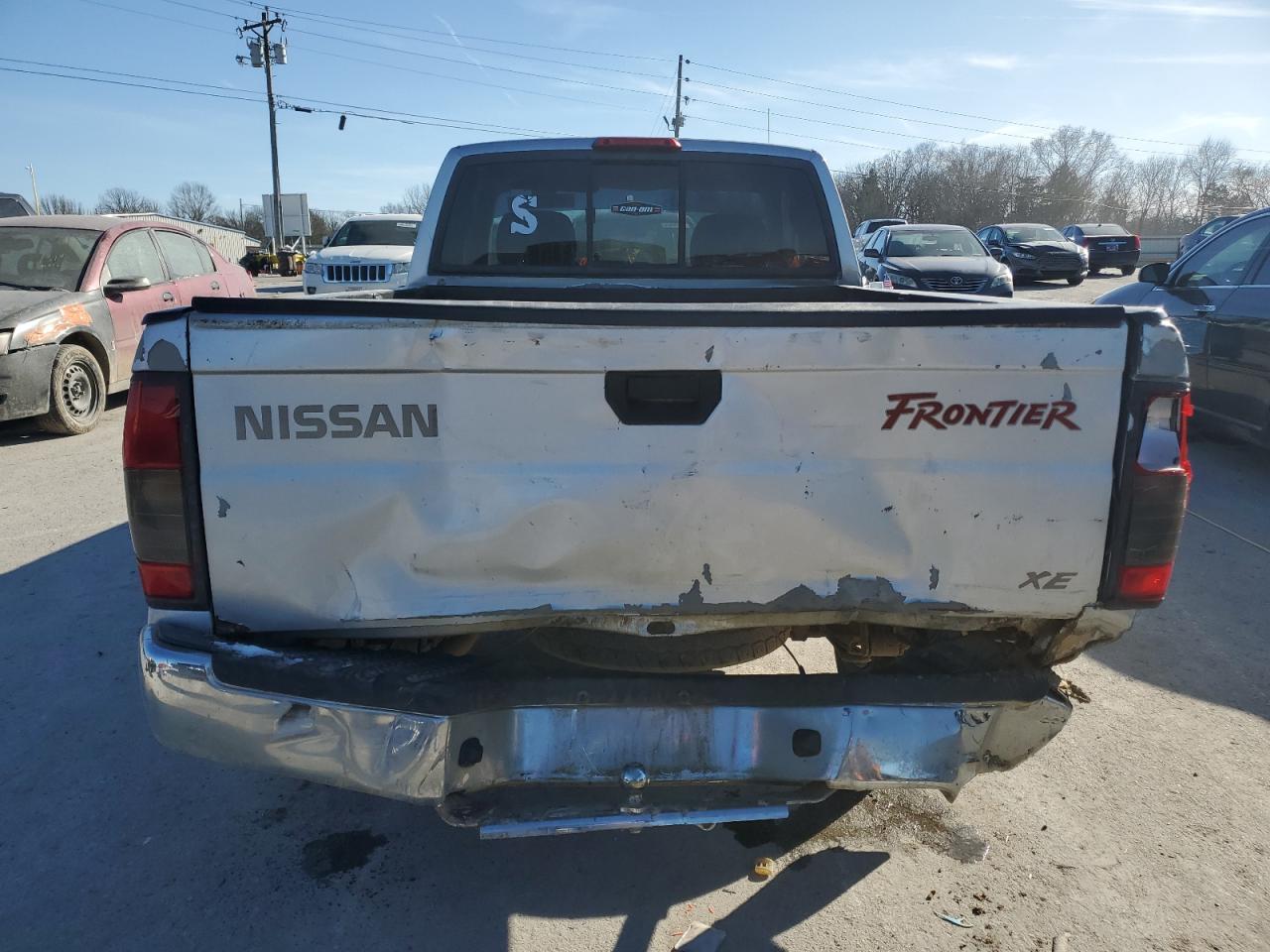 2000 Nissan Navara (Frontier) VIN 1N6DD26S0YC401257 Copart auction photo, rear end / side damage thumbnail 6