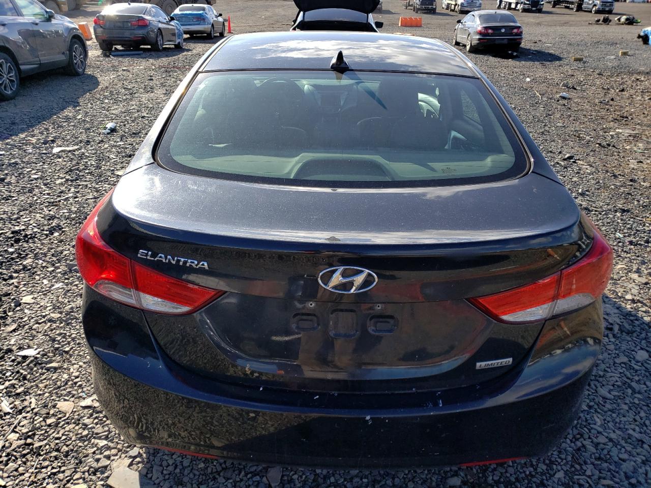 2012 Hyundai Elantra VIN 5NPDH4AE7CH150335 Copart auction photo, front end damage thumbnail 6