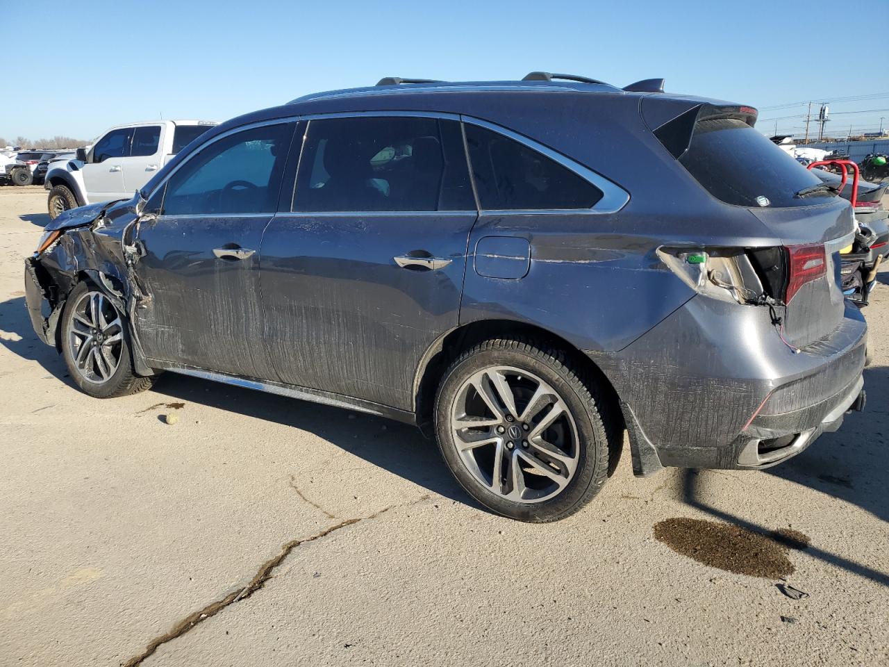 2017 Acura MDX VIN 5FRYD4H85HB010334 Copart auction photo, front end / undercarriage damage thumbnail 2