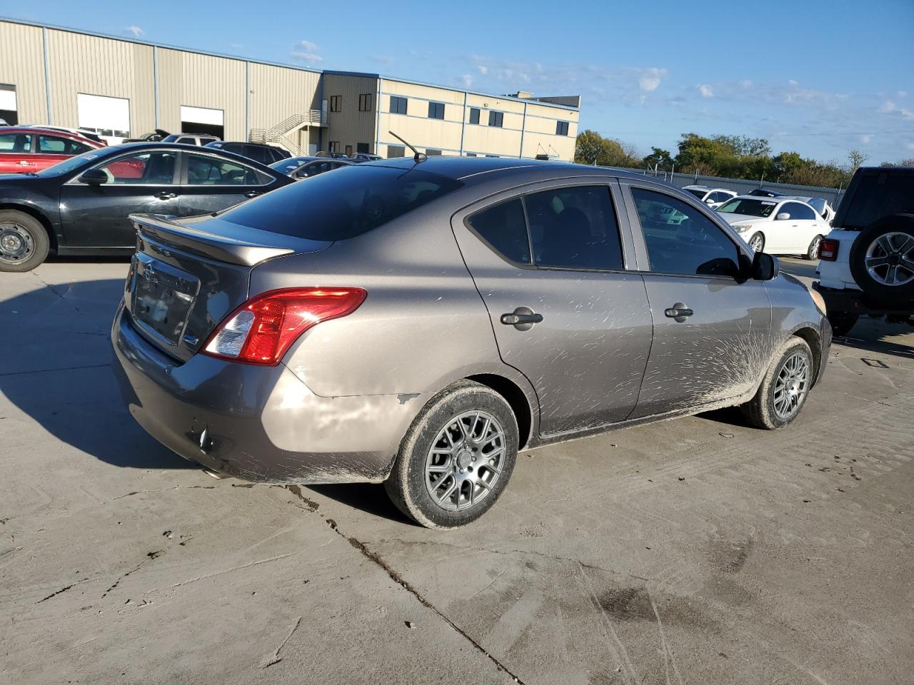 2014 Nissan Versa VIN 3N1CN7AP1EL848484 Copart auction photo, rear end damage thumbnail 3