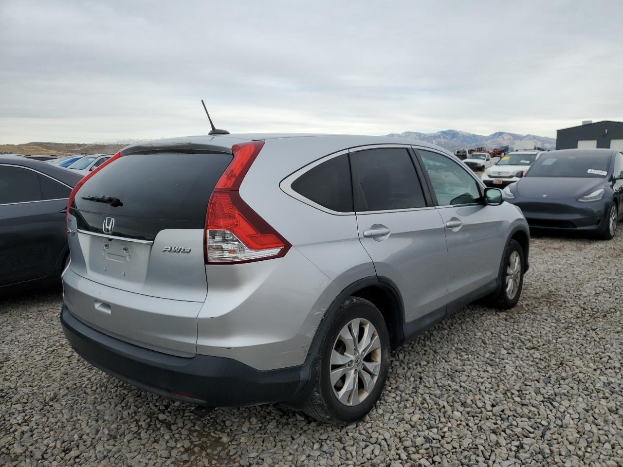 2014 Honda CR-V VIN 2HKRM4H71EH127113 Copart auction photo, side damage thumbnail 3