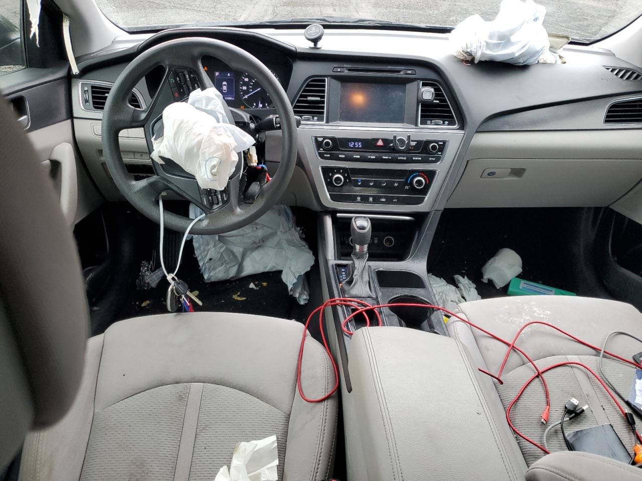 2016 Hyundai Sonata VIN 5NPE34AF5GH271253 Copart auction photo, front end / undercarriage damage thumbnail 8