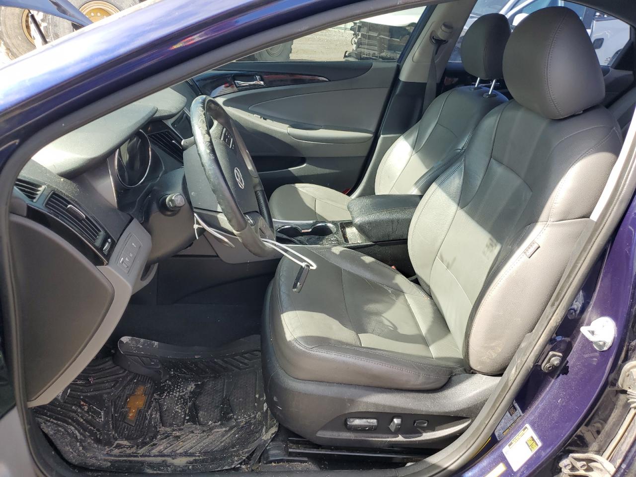 2013 Hyundai Sonata VIN 5NPEC4AB4DH611694 Copart auction photo, side / front end damage thumbnail 7