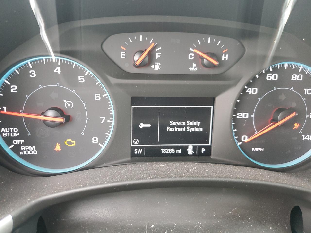 2020 Chevrolet Equinox VIN 2GNAXHEV5L6278883 Copart auction photo, front end / side damage thumbnail 9