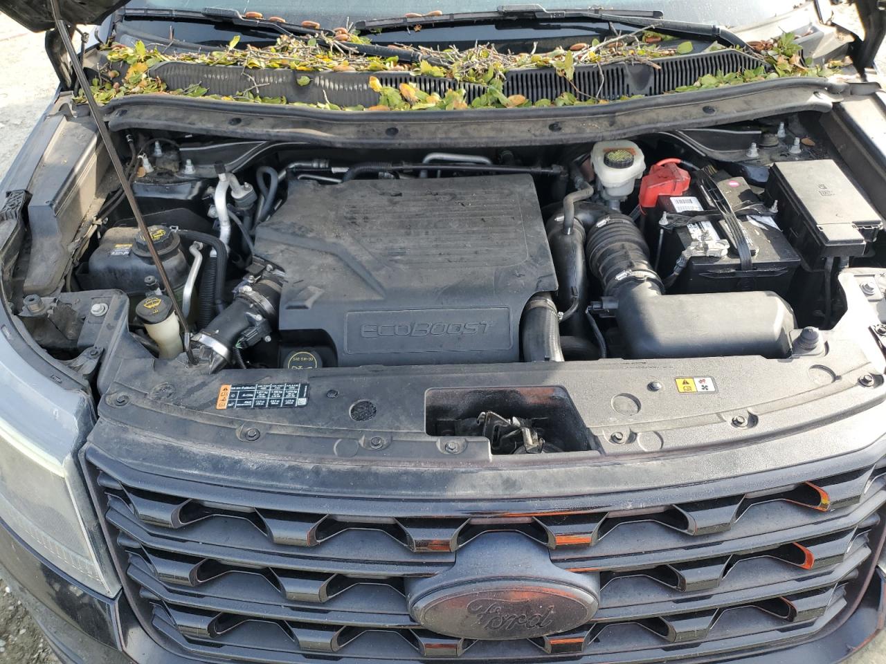 2016 Ford Explorer VIN 1FM5K8GT2GGB34603 Copart auction photo, side / front end damage thumbnail 13
