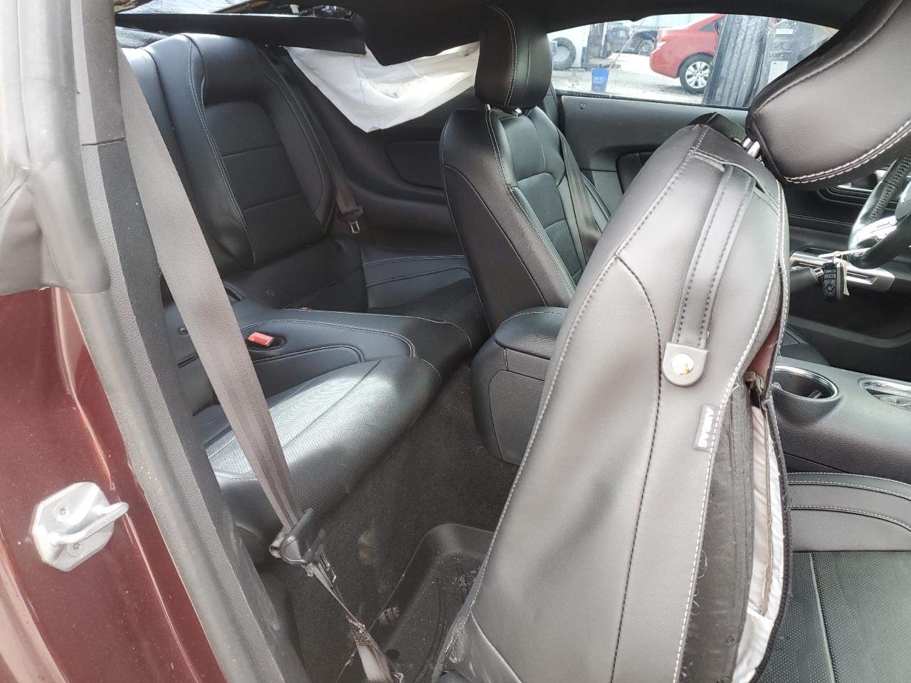 2018 Ford Mustang VIN 1FA6P8CF7J5107285 Copart auction photo, side / front end damage thumbnail 10