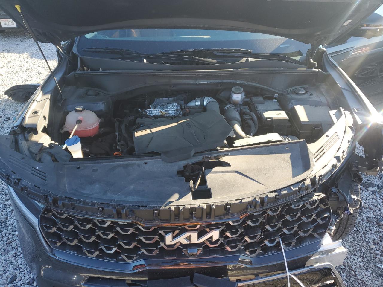 2022 KIA Sorento VIN 5XYRKDLF1NG091693 Copart auction photo, front end damage thumbnail 12