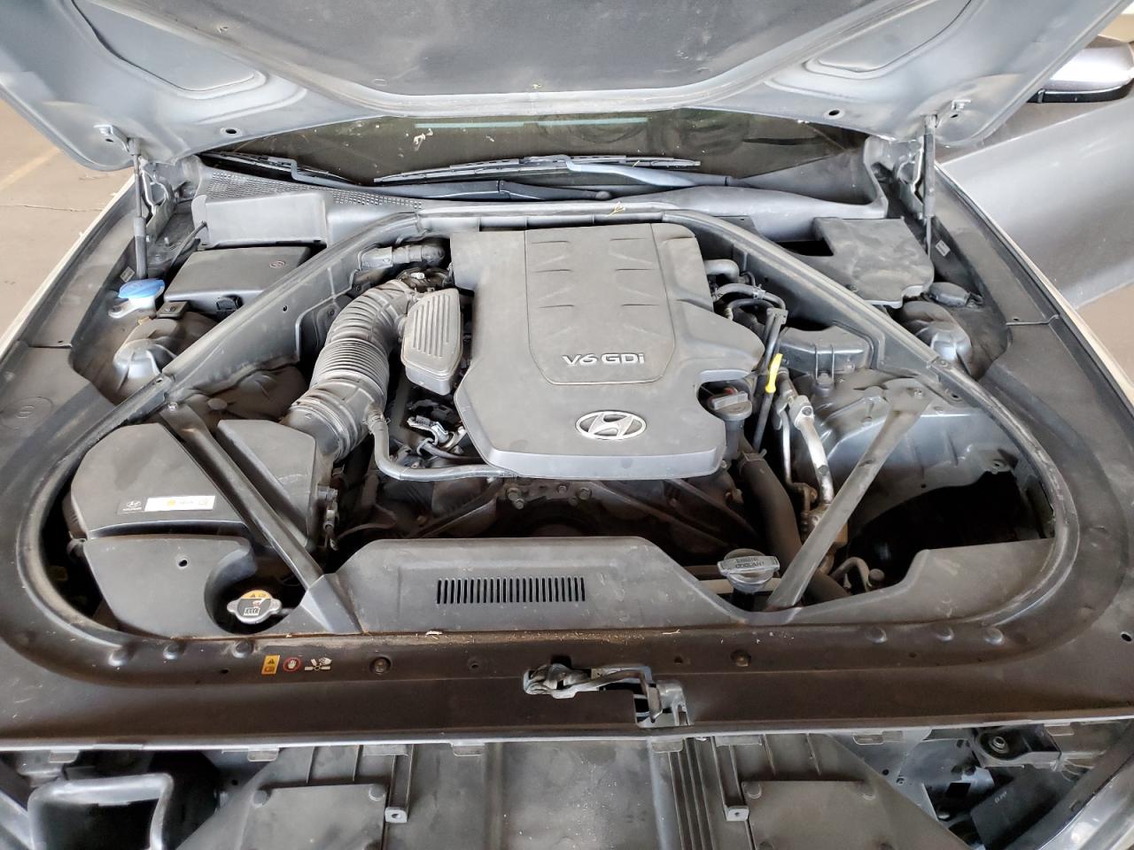 2015 Hyundai Genesis VIN KMHGN4JE5FU070396 Copart auction photo, front end damage thumbnail 12