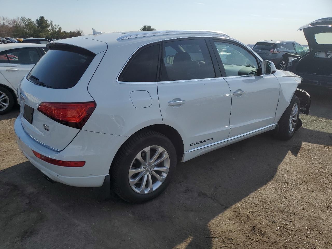 2016 Audi Q5 VIN WA1L2AFP6GA144412 Copart auction photo, front end / side damage thumbnail 3