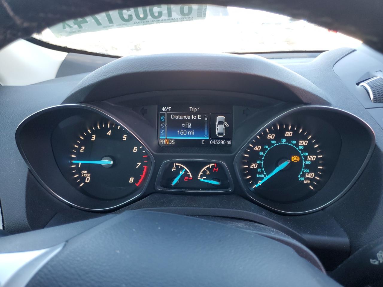 2015 Ford Escape VIN 1FMCU9J99FUA06203 Copart auction photo, front end / side damage thumbnail 9