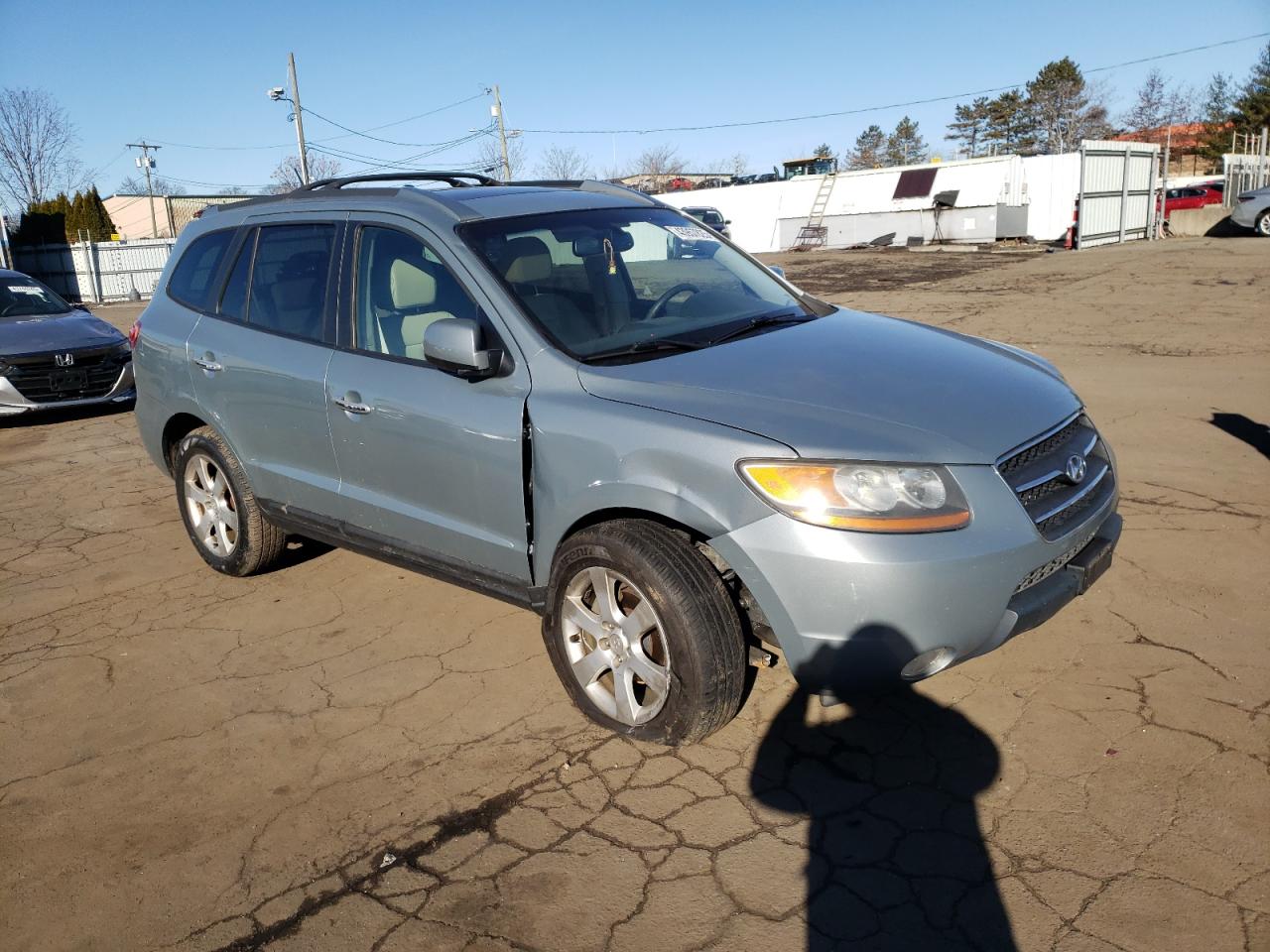 2009 Hyundai Santa Fe VIN 5NMSH13E49H319784 Copart auction photo, front end damage thumbnail 4