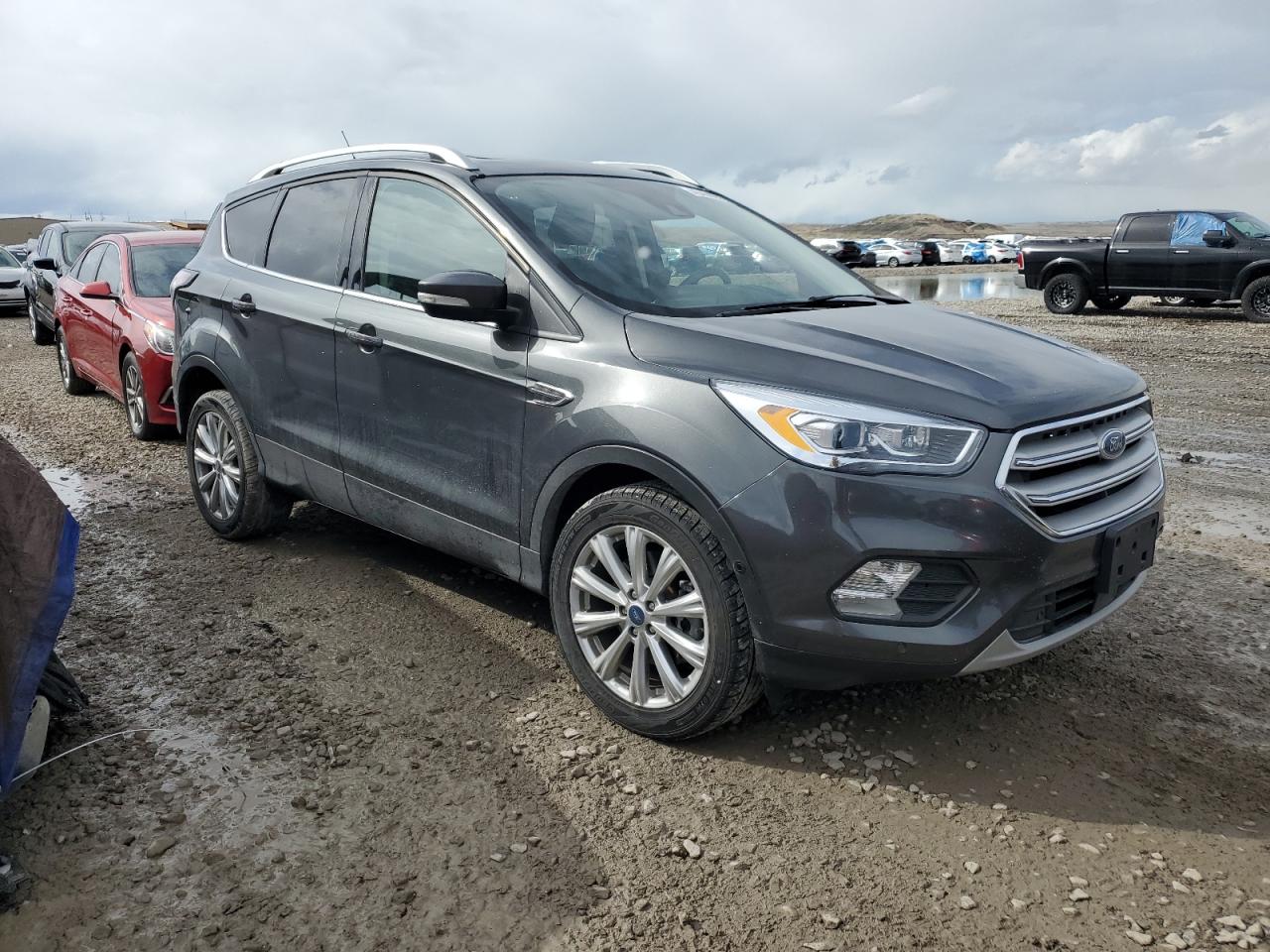 2018 Ford Escape VIN 1FMCU9J95JUD50779 Copart auction photo, front end damage thumbnail 4