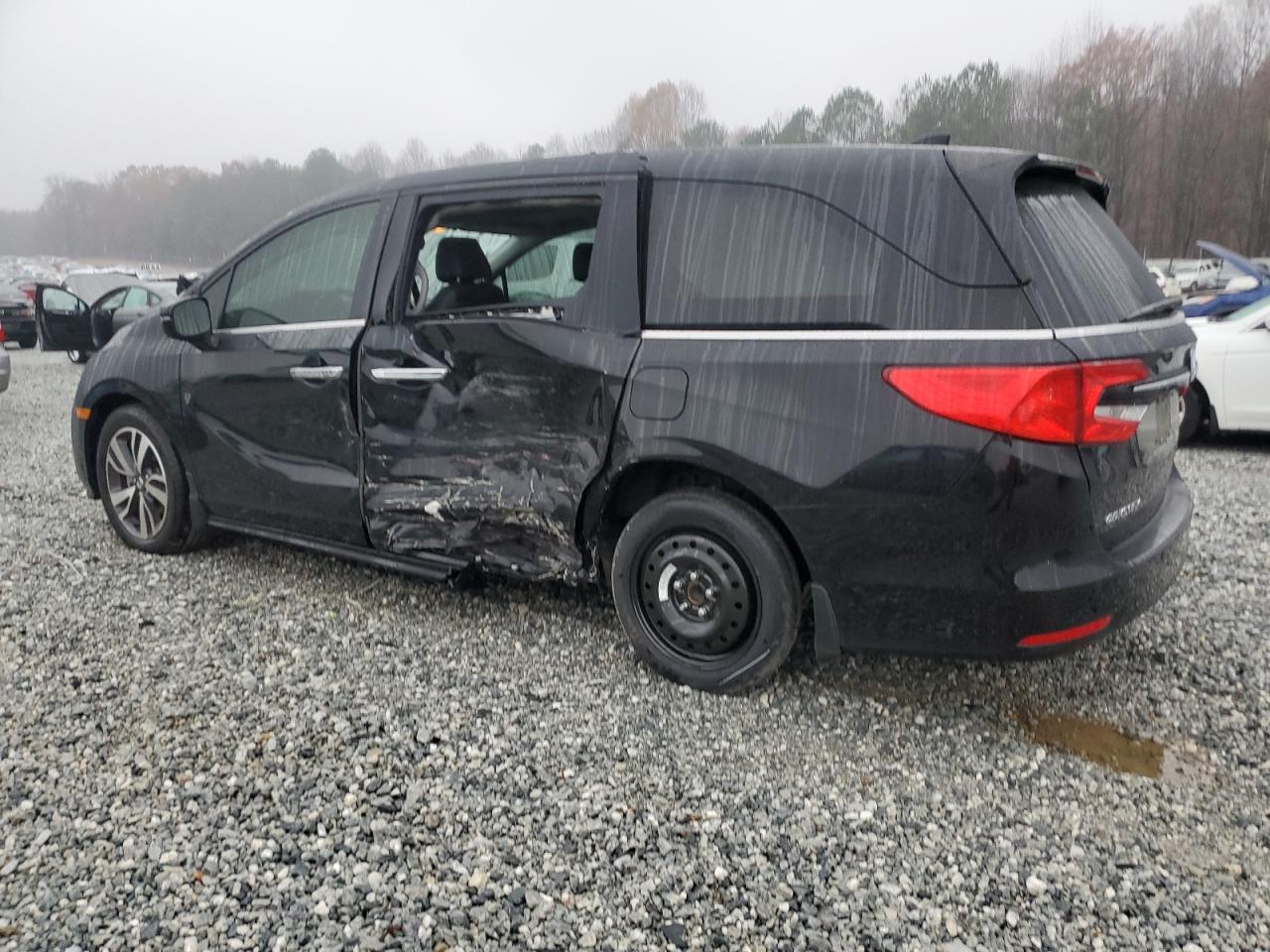 2022 Honda Odyssey VIN 5FNRL6H8XNB063093 Copart auction photo, side damage thumbnail 2