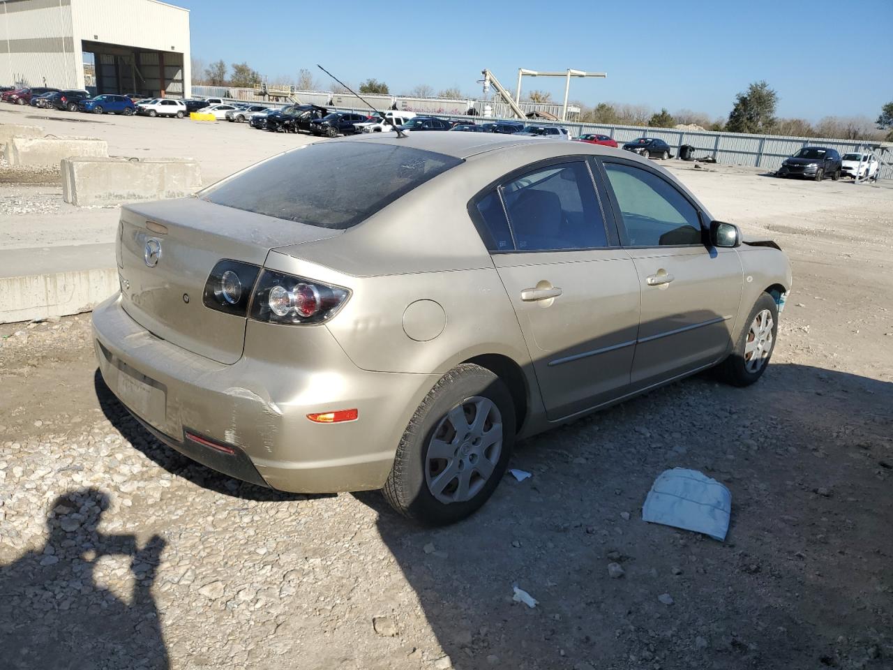 2007 Mazda 3 VIN JM1BK12FX71682593 Copart auction photo, front end damage thumbnail 3