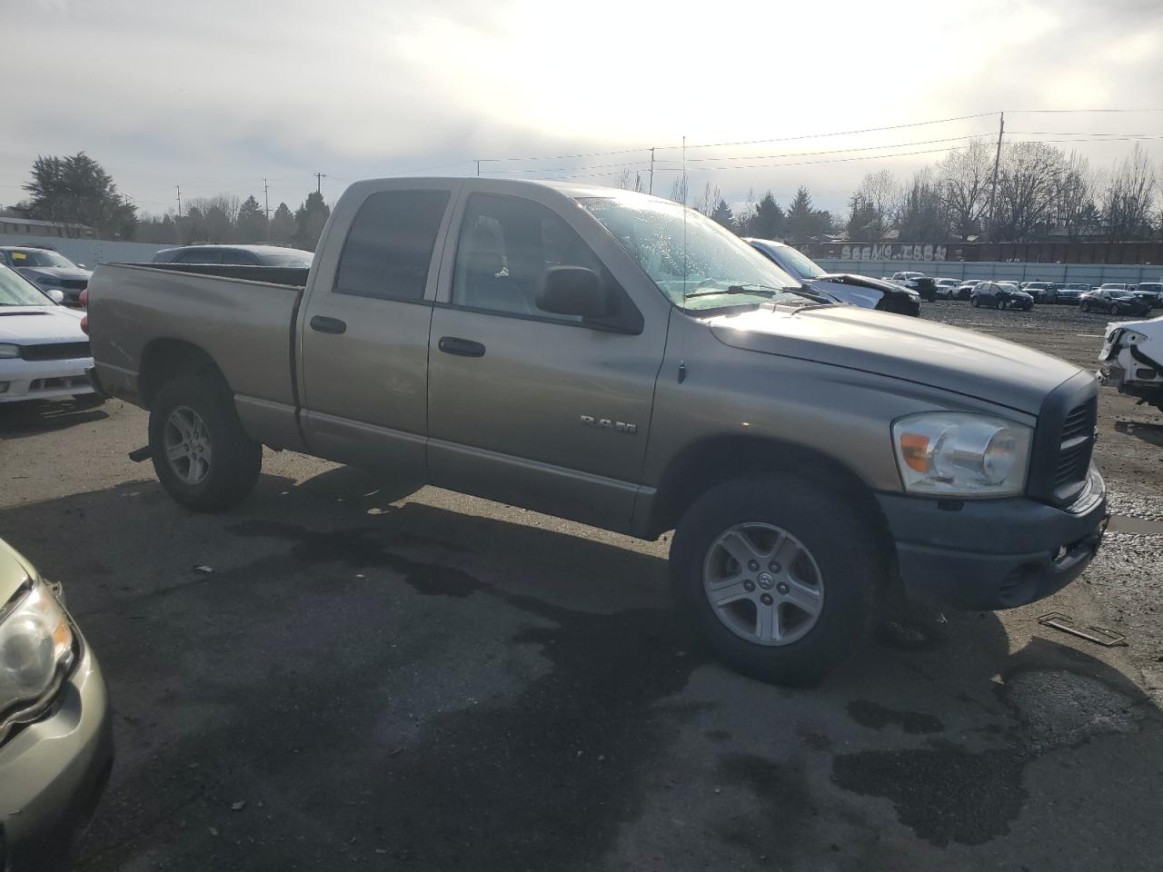 2008 Dodge RAM VIN 1D7HU18N28J186519 Copart auction photo, rear end damage thumbnail 4