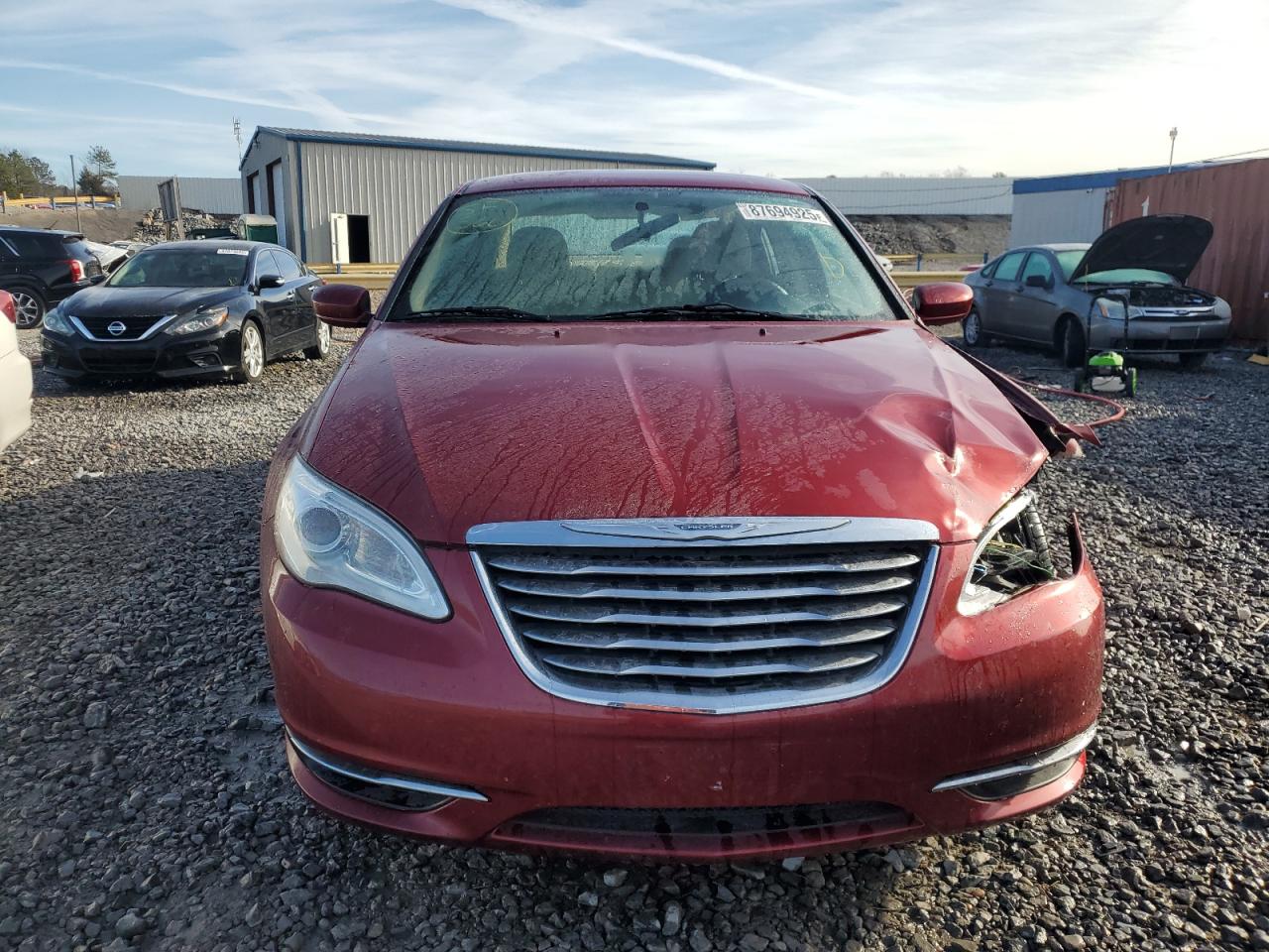 2012 Chrysler 200 VIN 1C3CCBBB3CN331312 Copart auction photo, side / front end damage thumbnail 5