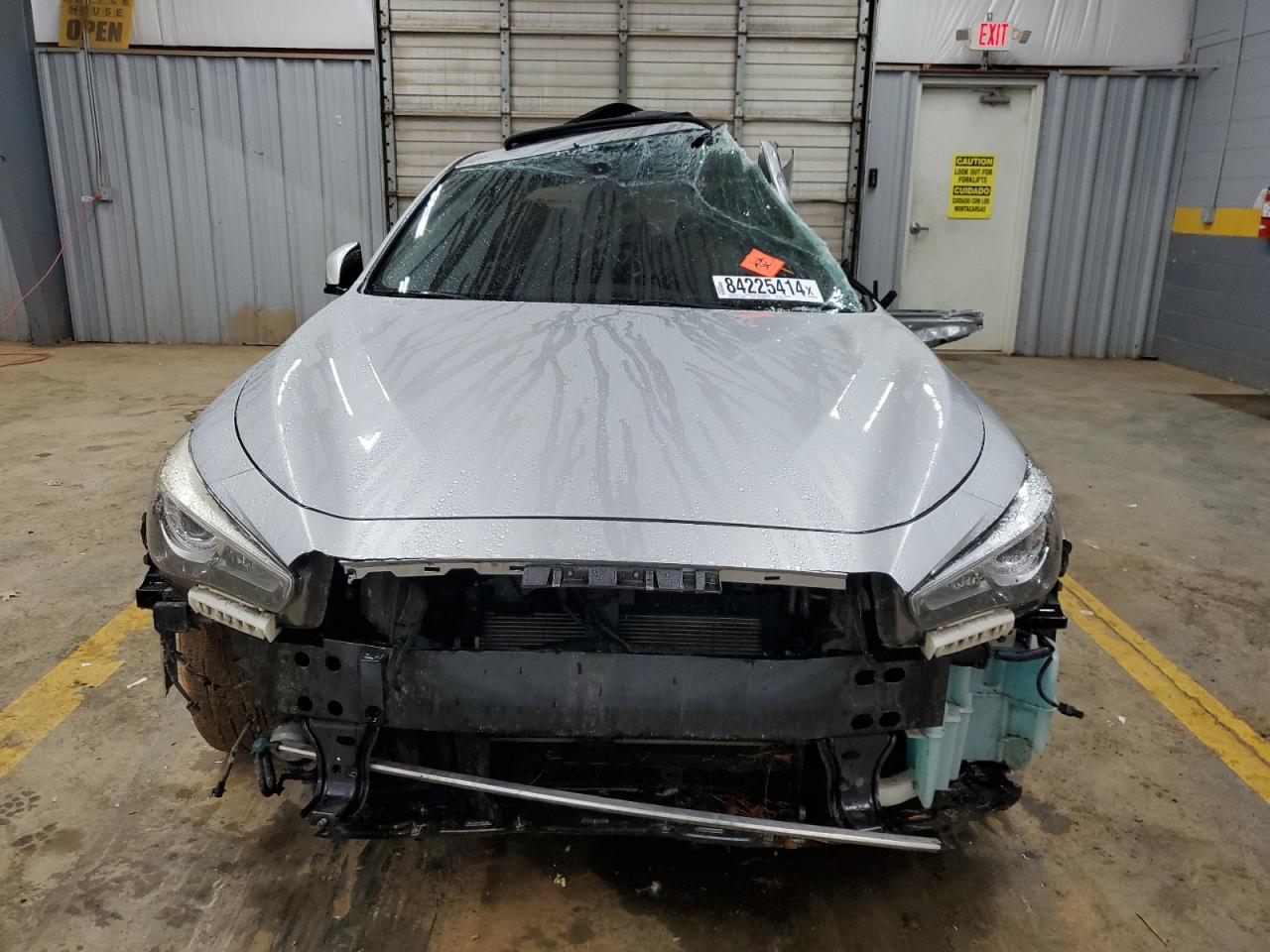 2018 Infiniti Q50 VIN JN1EV7AP8JM352770 Copart auction photo, all over damage thumbnail 5