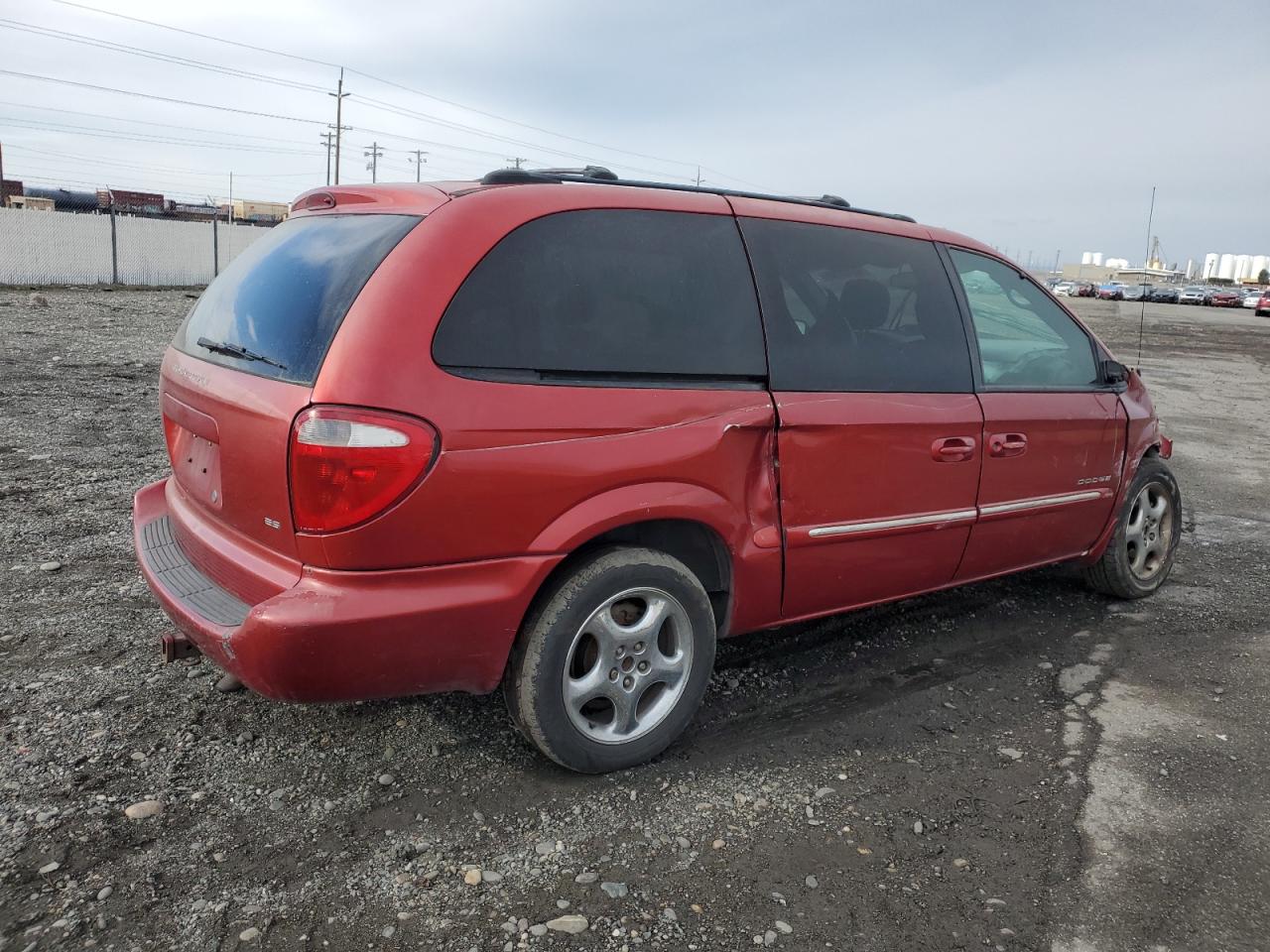 2001 Dodge Caravan VIN 2B8GP54L31R220067 Copart auction photo, front end / side damage thumbnail 3