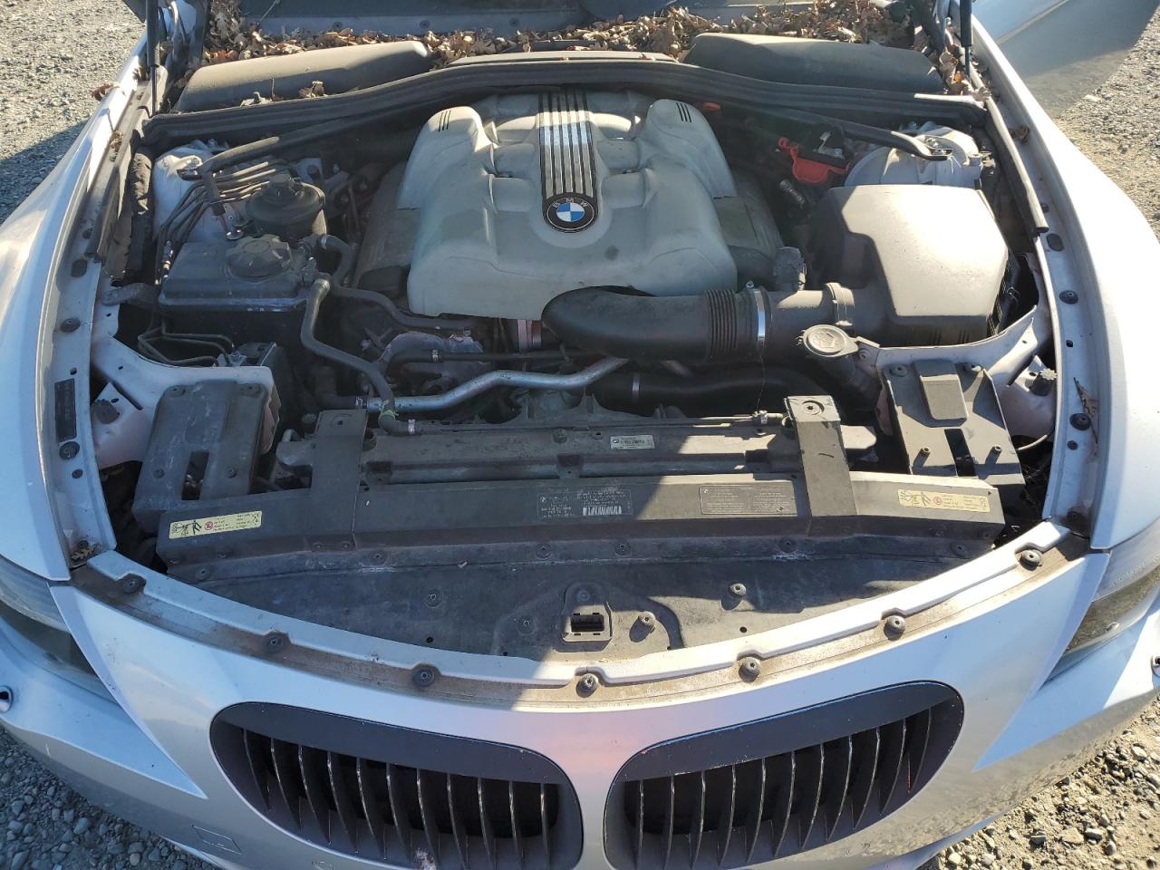 2005 BMW 6er VIN WBAEH73455B193325 Copart auction photo, rear end damage thumbnail 11