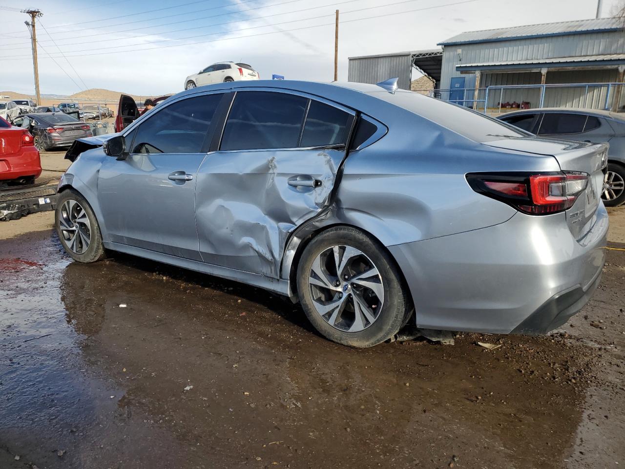 2020 Subaru Legacy VIN 4S3BWAC63L3031100 Copart auction photo, side / front end damage thumbnail 2
