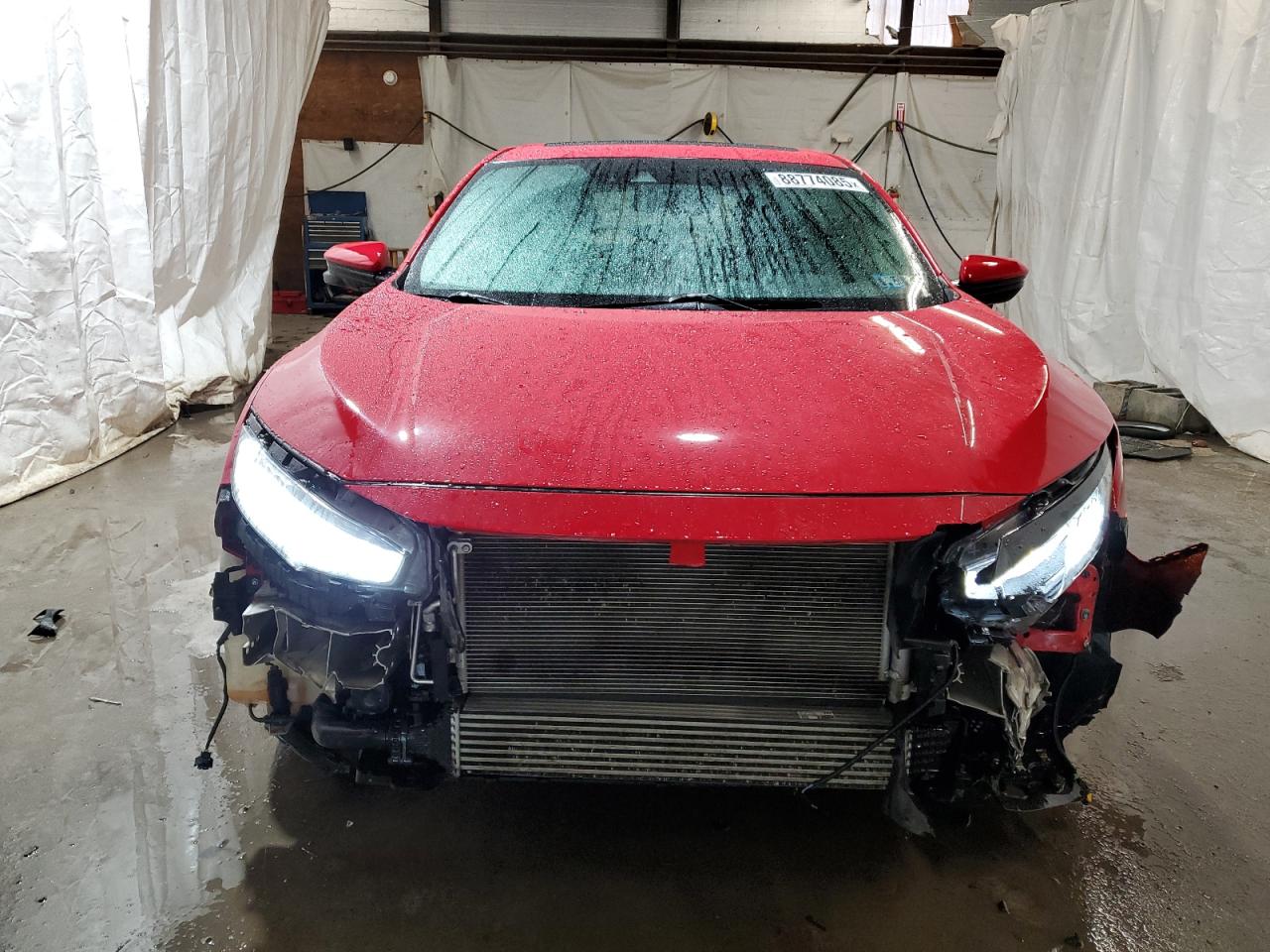 2017 Honda Civic VIN SHHFK7H92HU426624 Copart auction photo, front end / side damage thumbnail 5