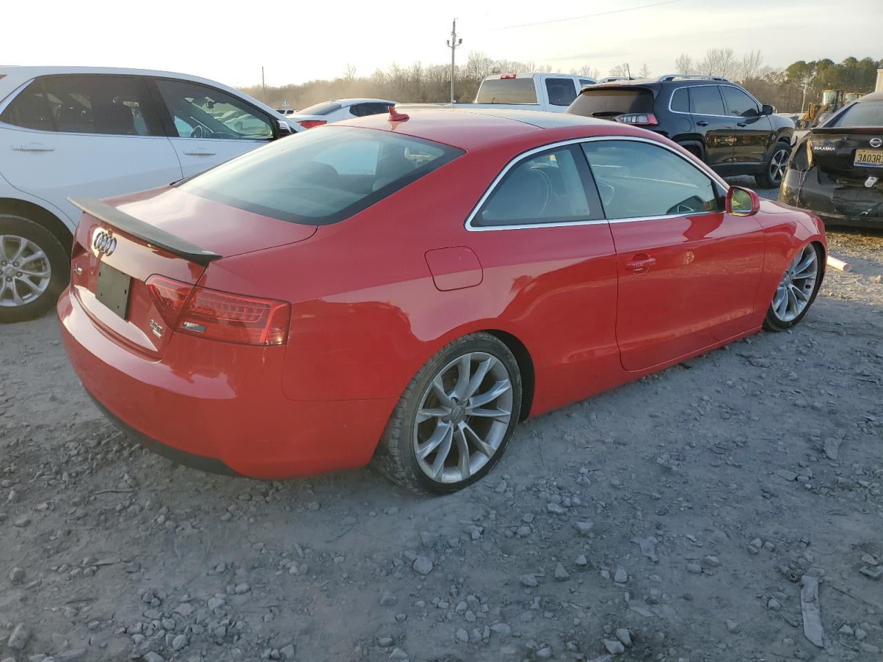 2014 Audi A5 VIN WAULFAFR4EA008706 Copart auction photo, frame damage / front end damage thumbnail 3