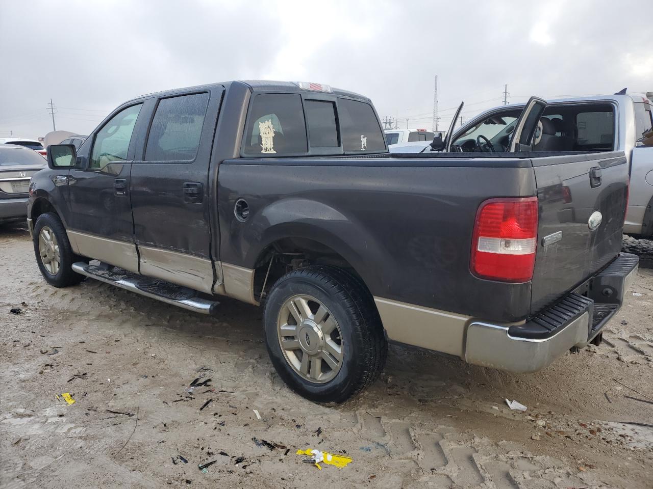 2007 Ford F-150 VIN 1FTRW12WX7KD11785 Copart auction photo, side damage thumbnail 2