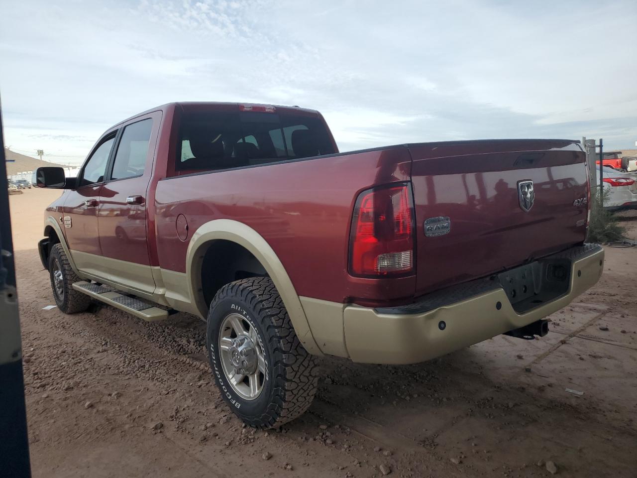 2012 Dodge RAM VIN 3C6UD5GL7CG301830 Copart auction photo, front end damage thumbnail 2
