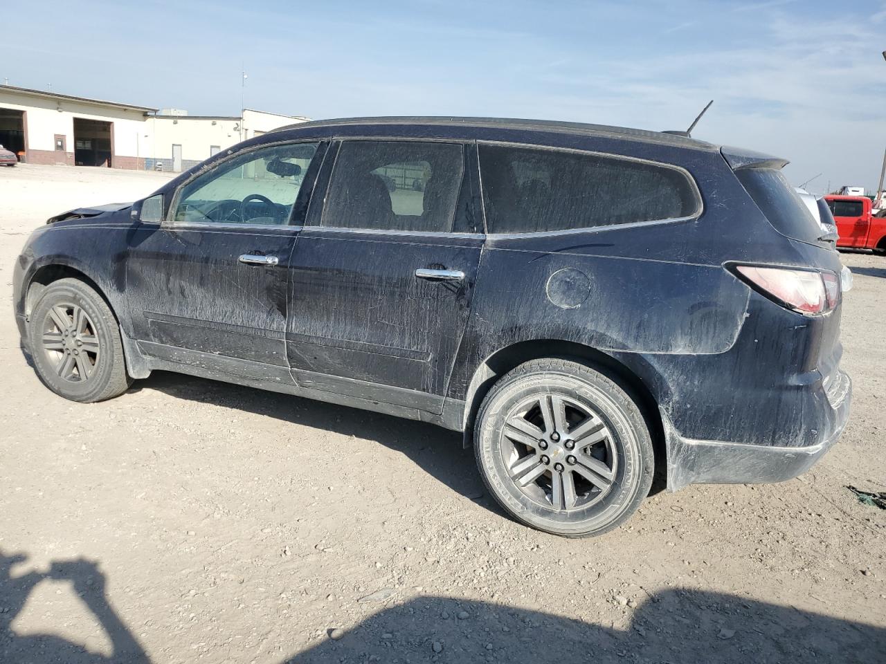 2016 Chevrolet Traverse VIN 1GNKRGKDXGJ240322 Copart auction photo, front end / rear end damage thumbnail 2