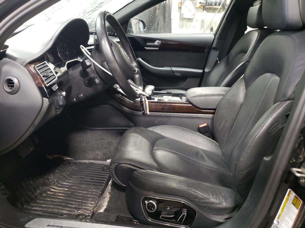 2017 Audi A8 VIN WAU44AFD2HN014533 Copart auction photo, side / rear end damage thumbnail 7