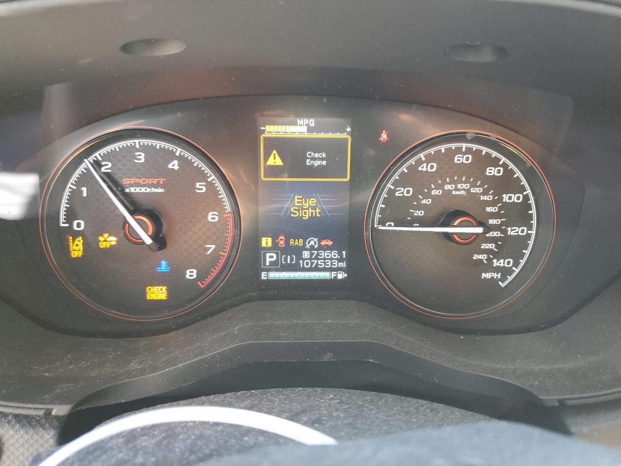 2019 Subaru Forester VIN JF2SKAKC2KH524109 Copart auction photo, front end / side damage thumbnail 9