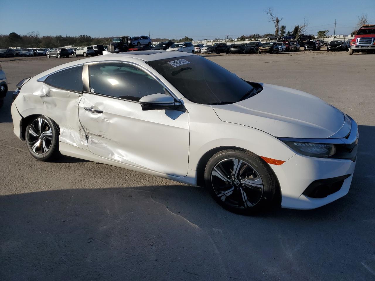 2018 Honda Civic VIN 2HGFC3B91JH352288 Copart auction photo, side / minor dent/scratches damage thumbnail 4